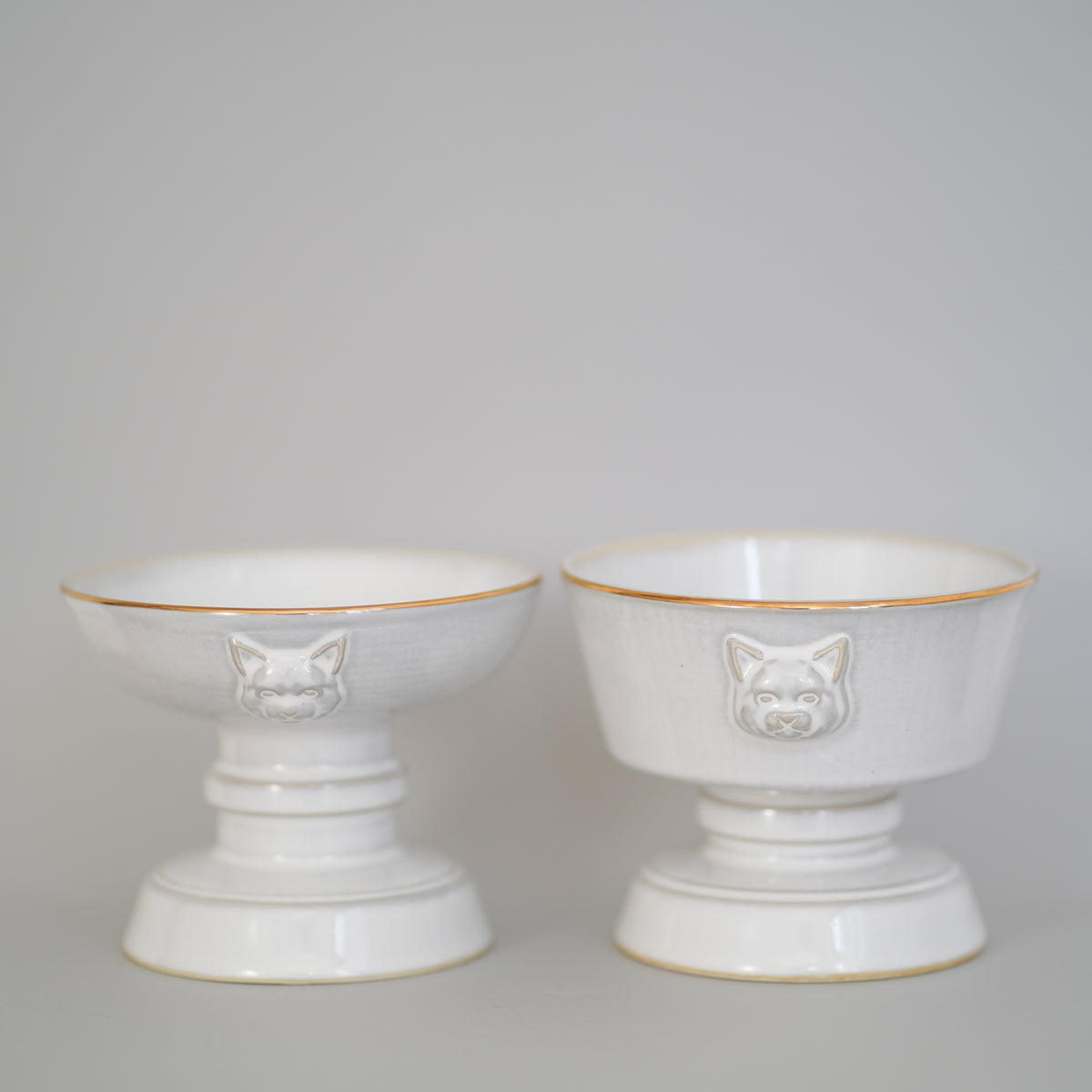 新品！cat design フードボウル&ウォーターボウルセット food bowl & water bowl set（SEIJI&SILVER） – cat design®